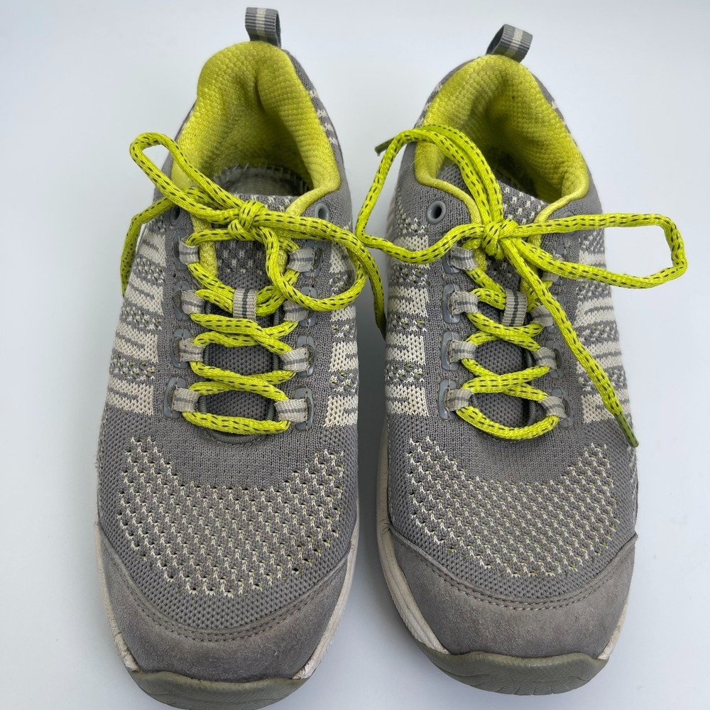 Orthofeet Biofit Coral 987 Sneakers Women's US 7D Wide Gray Knit Running Shoes